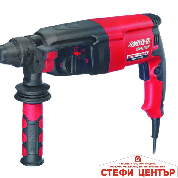 Перфоратор 850W 26mm 4 функции рег. обороти RAIDER INDUSTRIAL RDI-HD50