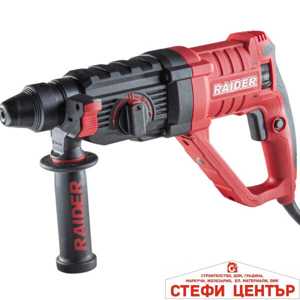 Перфоратор 750W 2.3kg 26mm 4 функции рег. обороти RAIDER PRO RDP-HD05S
