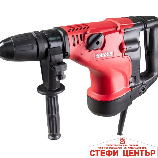 Перфоратор 1100W 6.7kg 40mm SDS-max 10J куфар RAIDER PRO RDP-HD59