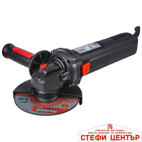 Ъглошлайф 125mm 750W RAIDER PRO RDP-AG80 Black Edition