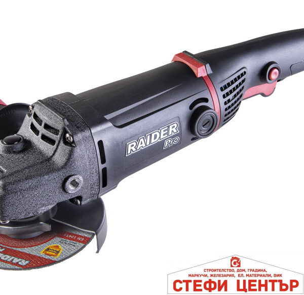 Ъглошлайф 125mm 1200W RAIDER PRO RDP-AG63 Black edition