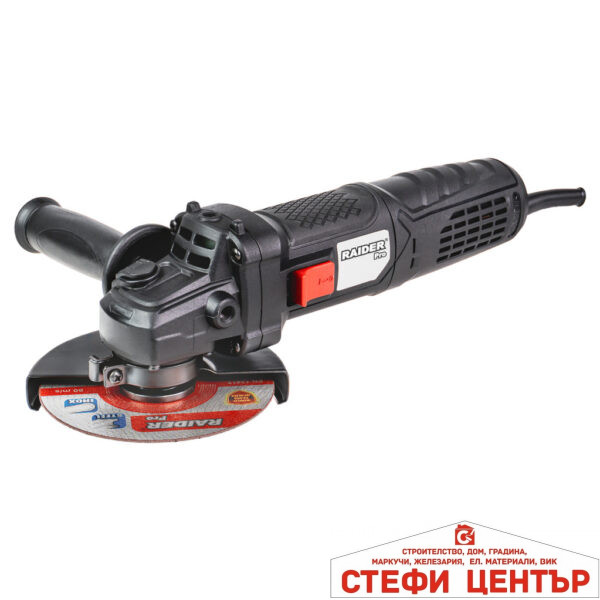 Ъглошлайф 125mm 1200W рег. обороти RAIDER PRO RDP-AG75 Black Edition