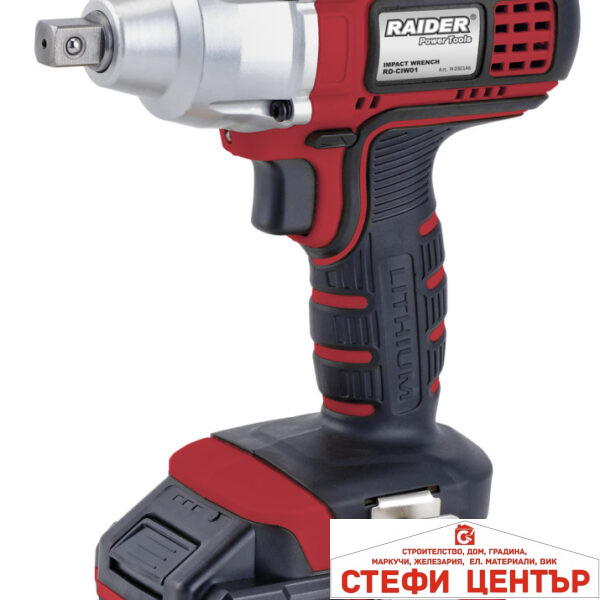 Гайковерт акум. Li-ion 18V 1.5Ah 350Nm 1/2" RAIDER RD-CIW01