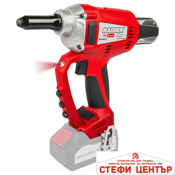 R20 Нитачка безчеткова 20000N куфар Solo RAIDER PRO RDP-BRG20