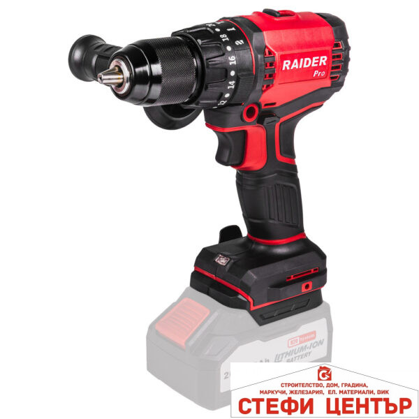 R20 Бормашина уд. безч. 2-ск. 13mm 60Nm Solo RAIDER PRO RDP-YBID20
