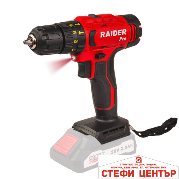 R20 Бормашина ударна 2-ск. 10mm 44Nm SS Solo RDP-PCD20