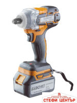 Гайковерт безч. 2-ск. 320Nm 1/2" 18V 4Ah куфар BAUKRAFT BK-BCIW08
