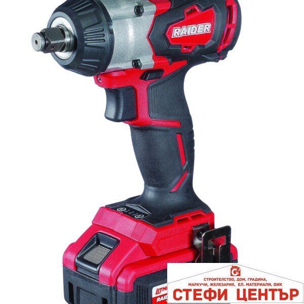Гайковерт акум. 20V 4Ah 320Nm безчетков в куфар RAIDER INDUSTRIAL RDI-IBW01