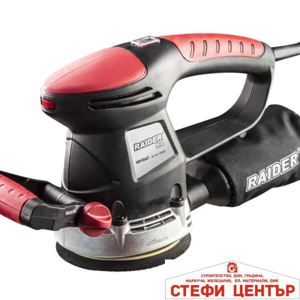 Ексцентършлайф 480W Ø125mm рег.обор. RAIDER PRO RDP-RSA07 Black edition