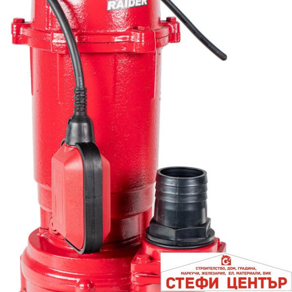 Помпа водна за мръсна вода 1100W 2"300L/min13m нож RAIDER RD-CAWP56