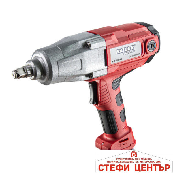 Гайковерт ударен 1/2" 950W 500Nm LED в куфар RAIDER RD-EIW08