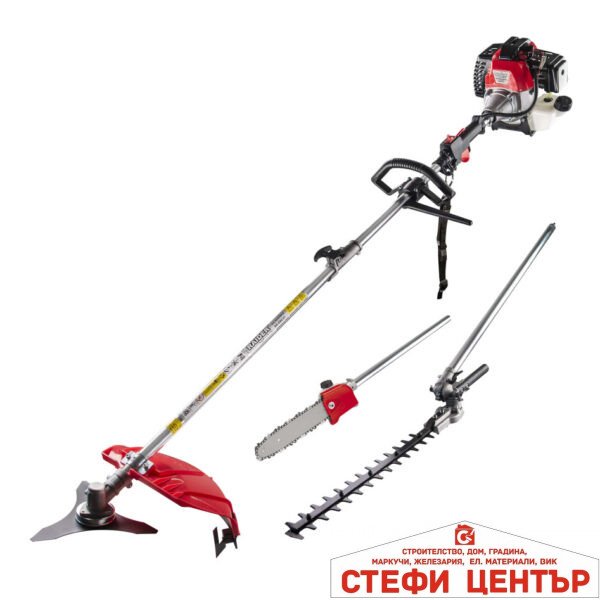 Коса бензинова с нож и корда сгъваема 4 в 1 1.5kW RAIDER RD-GBC23