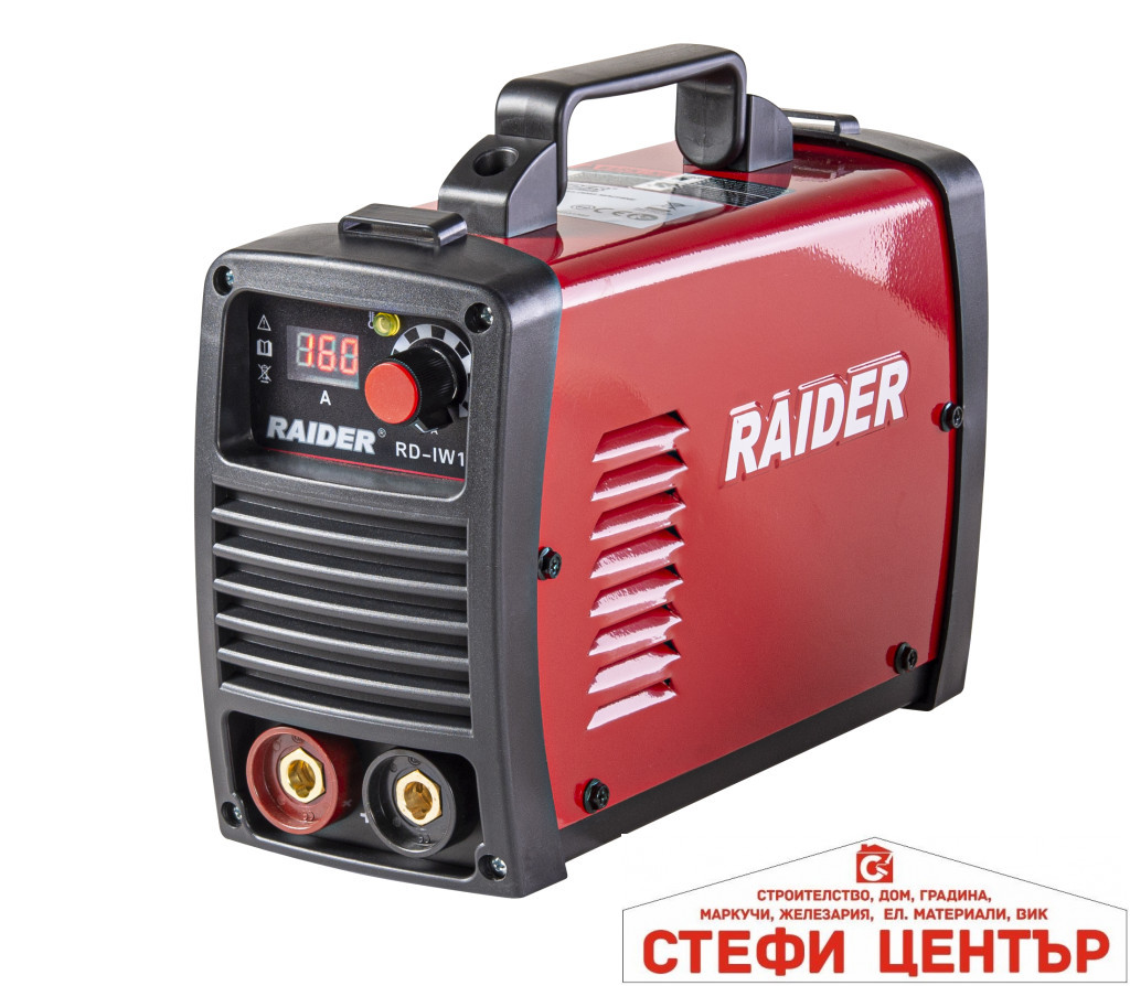 Инверторен електрожен 160A RAIDER RD-IW180 e-Line Инверторен електрожен 160A RAIDER RD-IW180 e-Line