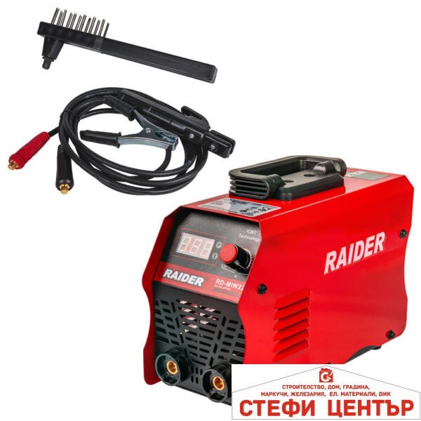 Инверторен електрожен 180A Display RAIDER RD-MIW220