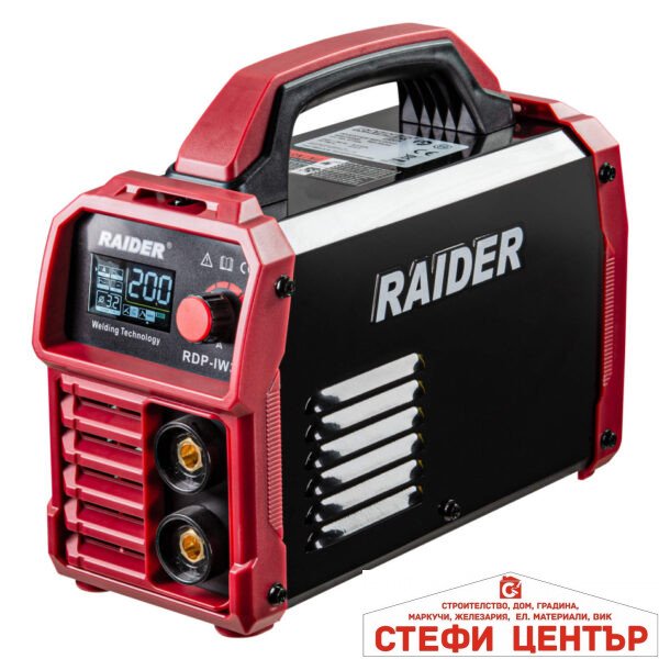 Инверторен електрожен 180A RAIDER PRO RDP-IW34