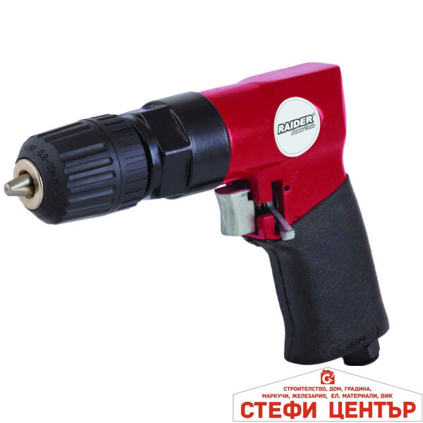 Бормашина пневм. реверс 13mm 1/4" сам. патр. RAIDER RD-AD02