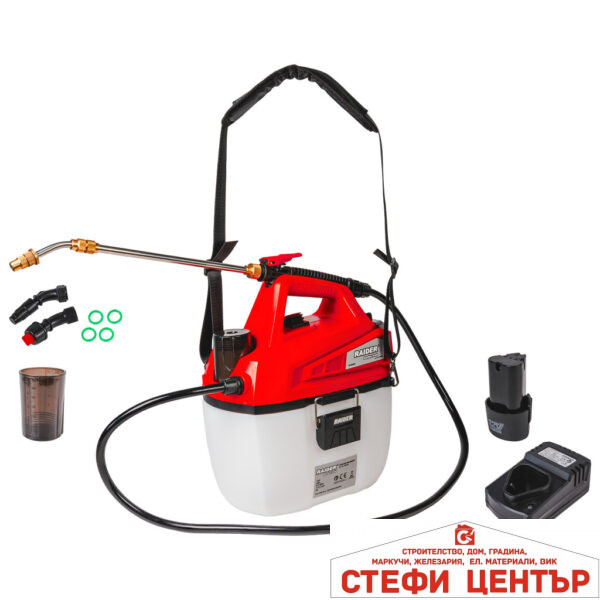 Пръскачка Li-ion 5L 12V 2Ah 3bar 1