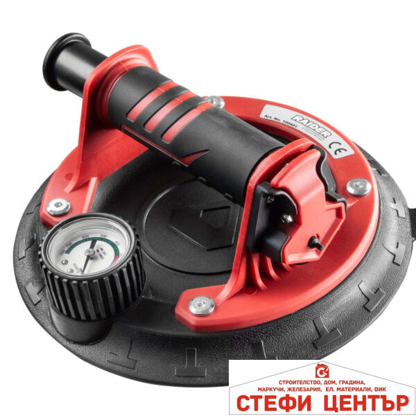 Вакуум за плочки 168 kg 205mm с манометър RD