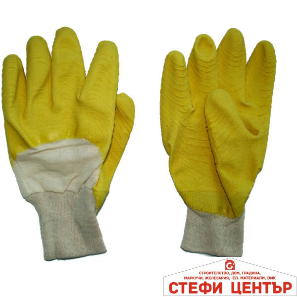 Ръкавици памучни с гума TopStrong-RU 001