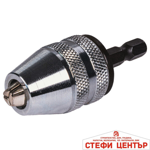 Патронник за винтоверт HEX 1/4" 8mm самоз. метален