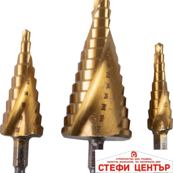 Свредла за ламарина стъпаловидни Ø4-12