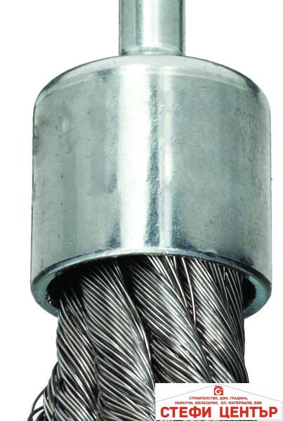 Четка за бормашина камбана плетена ø25mm (1")