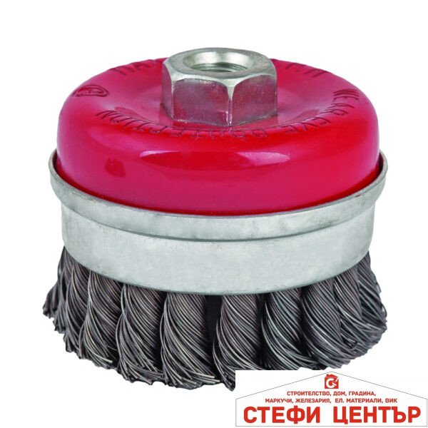 Четка за флекс камбана плетена ø 75mm усилена