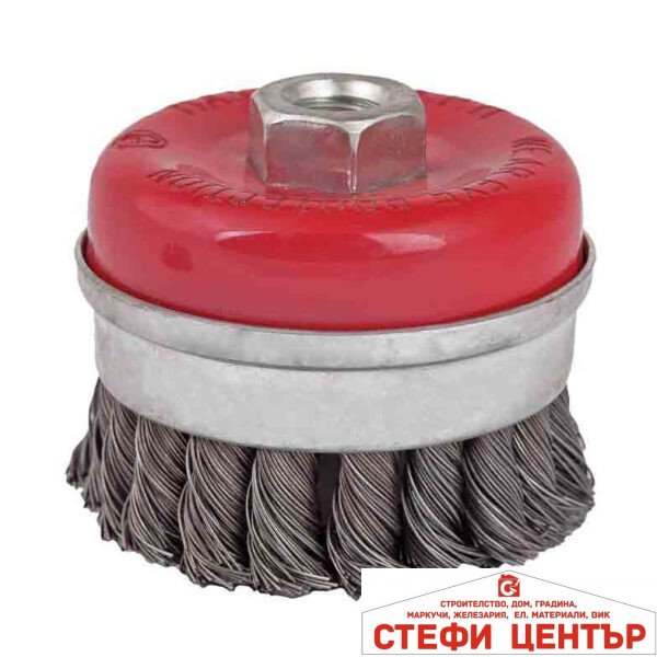 Четка за флекс камбана плетена ø100mm усилена