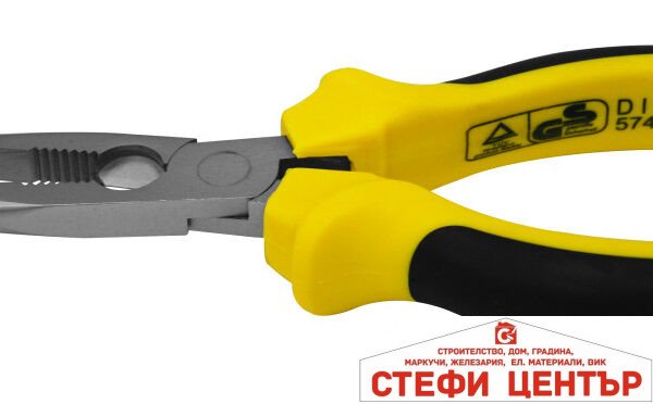 Клещи островърхи извити 200mm 45° Topmaster Professional