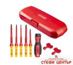 Отвертки изолир. 1000V к-т 8 части Topmaster Professional