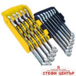 Ключ звездогаечен GRIP ON к-т 12бр 8-19 mm Topmaster Professional