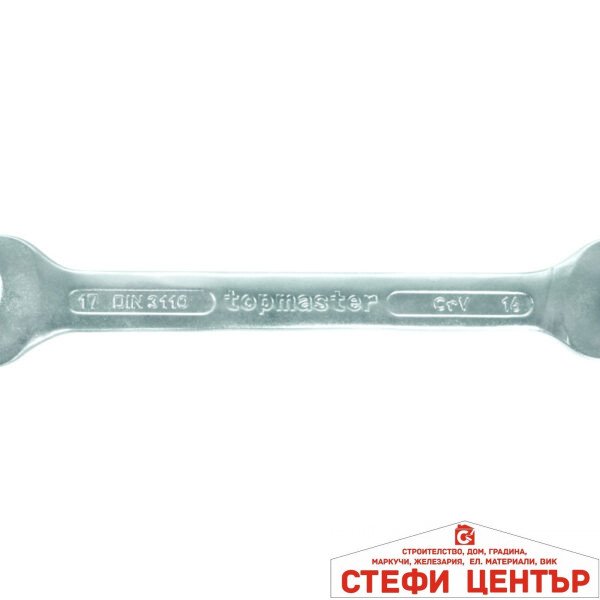 Ключ гаечен 20х22mm CR-V Topmaster Professional DIN 3110