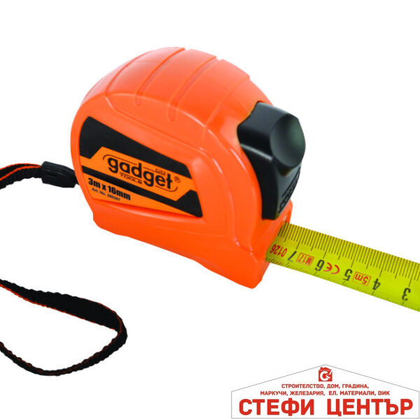 Ролетка пластмасова автостоп 5m x 19mm GADGET