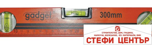Нивелир с водачи 300mm GADGET