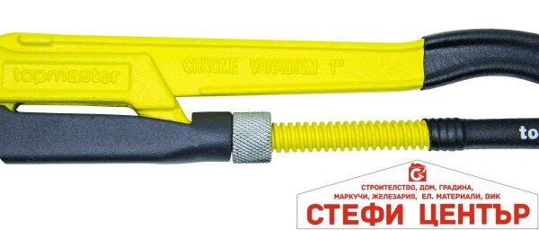 Тръбен ключ двойно рамо 1" S CR-V Topmaster Professional