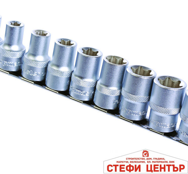 Вложки торкс 1/2" к-т 9бр CR-V Topmaster Professional