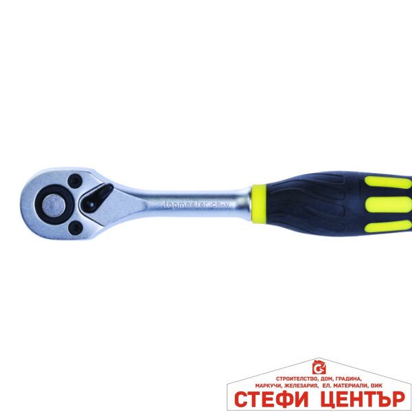 Тресчотка усилена 3/8" CR-V Topmaster Professional