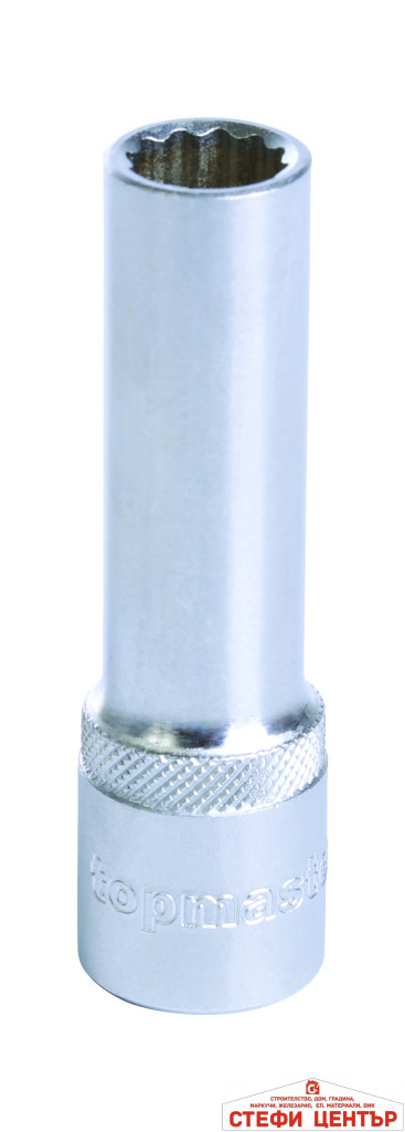 Вложка 12 стенна удълж 1/2"x12mm CR-V Topmaster Professional