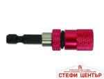 Удължение за накрайник 1/4"x 60mm с фиксатор CR-V Topmaster Professional