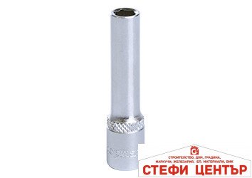 Вложка удължена 6 стенна 1/4"x 4mm CR-V Topmaster Professional