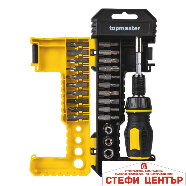 Комплект битове с тресчотна отвертка
