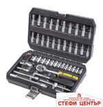 К-кт инструменти 46 части 1/4" CR-V първо поколение Topmaster Professional