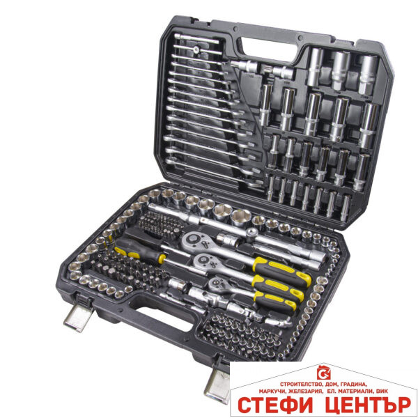 К-кт инструменти 216 части 1/4" & 3/8" & 1/2" CR-V Topmaster Professional