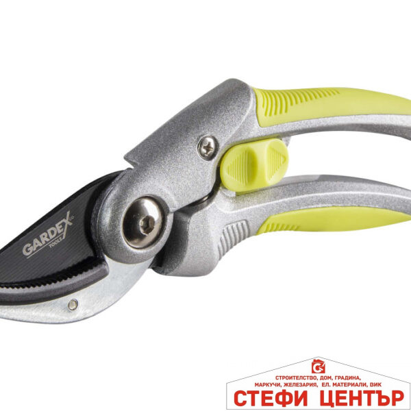 Лозарска ножица CULTURE с наковалня GARDEX