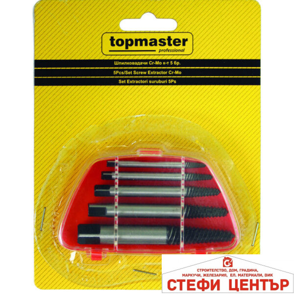 Шпилковадачи к-т 5бр CR-MO Topmaster Professional