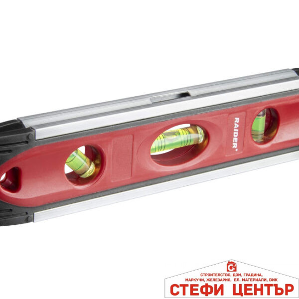 Нивелир с магнит 230mm 3 либели RAIDER