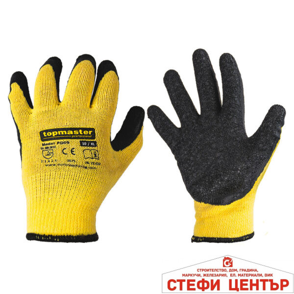 Ръкавици за механична работа PG09 латекс Topmaster Professional