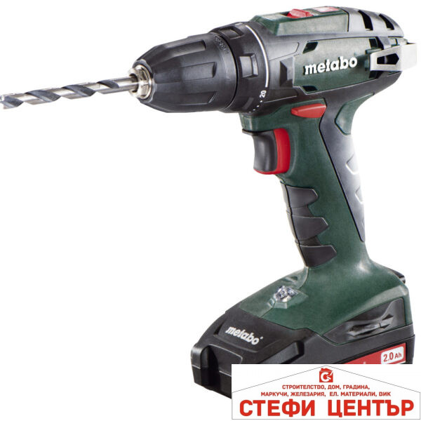 Винтоверт акум. 18V 48Nm METABO BS 18 2x2.0AH 10mm