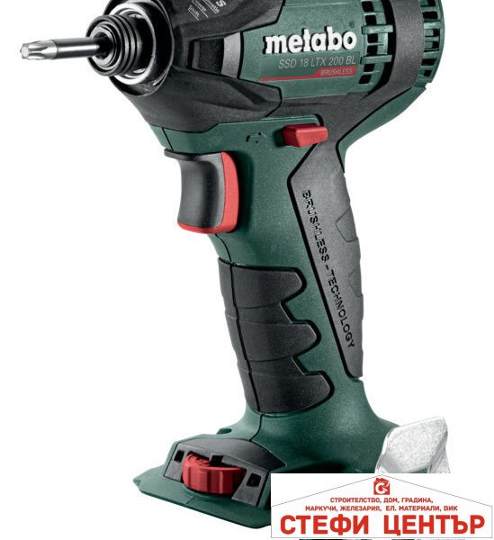 Гайковерт акум. 18V 200 Nm METABO SSD 18 LTX 200 BL Solo