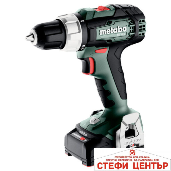 Винтоверт акум. 18V 60Nm METABO BS 18 L 2X2.0Ah